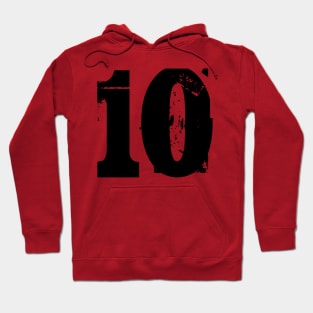 10 number Hoodie